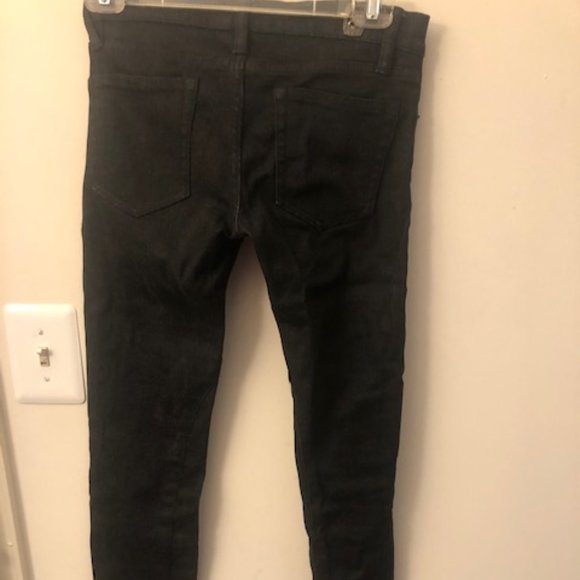 $228 RALPH LAUREN BLUE LABEL Black Skinny Jeans 25 - Picture 3 of 15